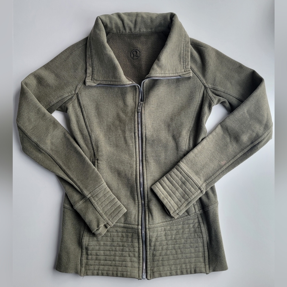 Lululemon Radiant Jacket II Women's 4 Heathered Outdoor Activewear
